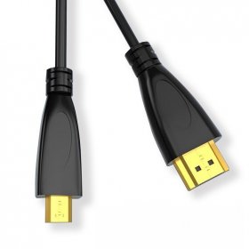 Micro HDMI 转标准 HDMI 高清视频线