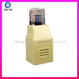 公对母 RJ45 延长转接头 8P8C 直通全塑 PB