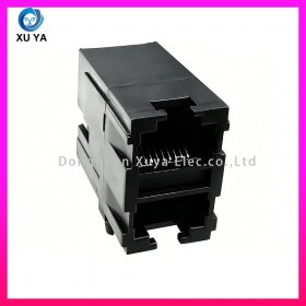 2×1 双口全塑 RJ45 内置网口无变压器无灯
