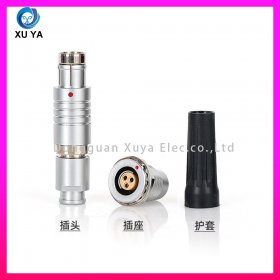 IP67 防水推拉自锁圆形多芯航空连接器