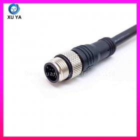 M12 转 RJ45 高柔千兆工业相机网线