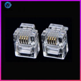RJ11 6P4C 电话水晶头